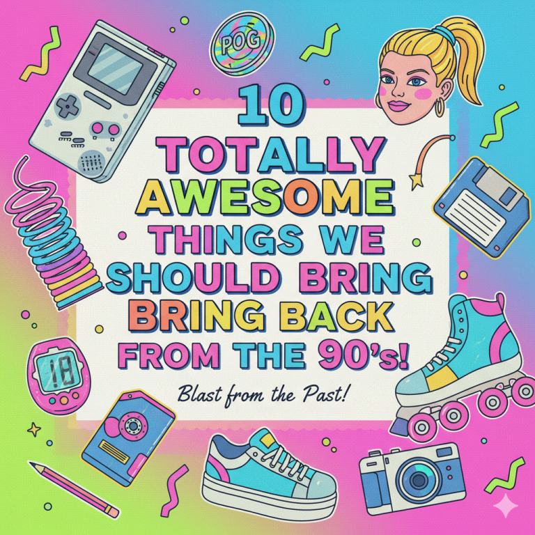 10 Totally Awesome Things We Should Bring Back From the 90s!